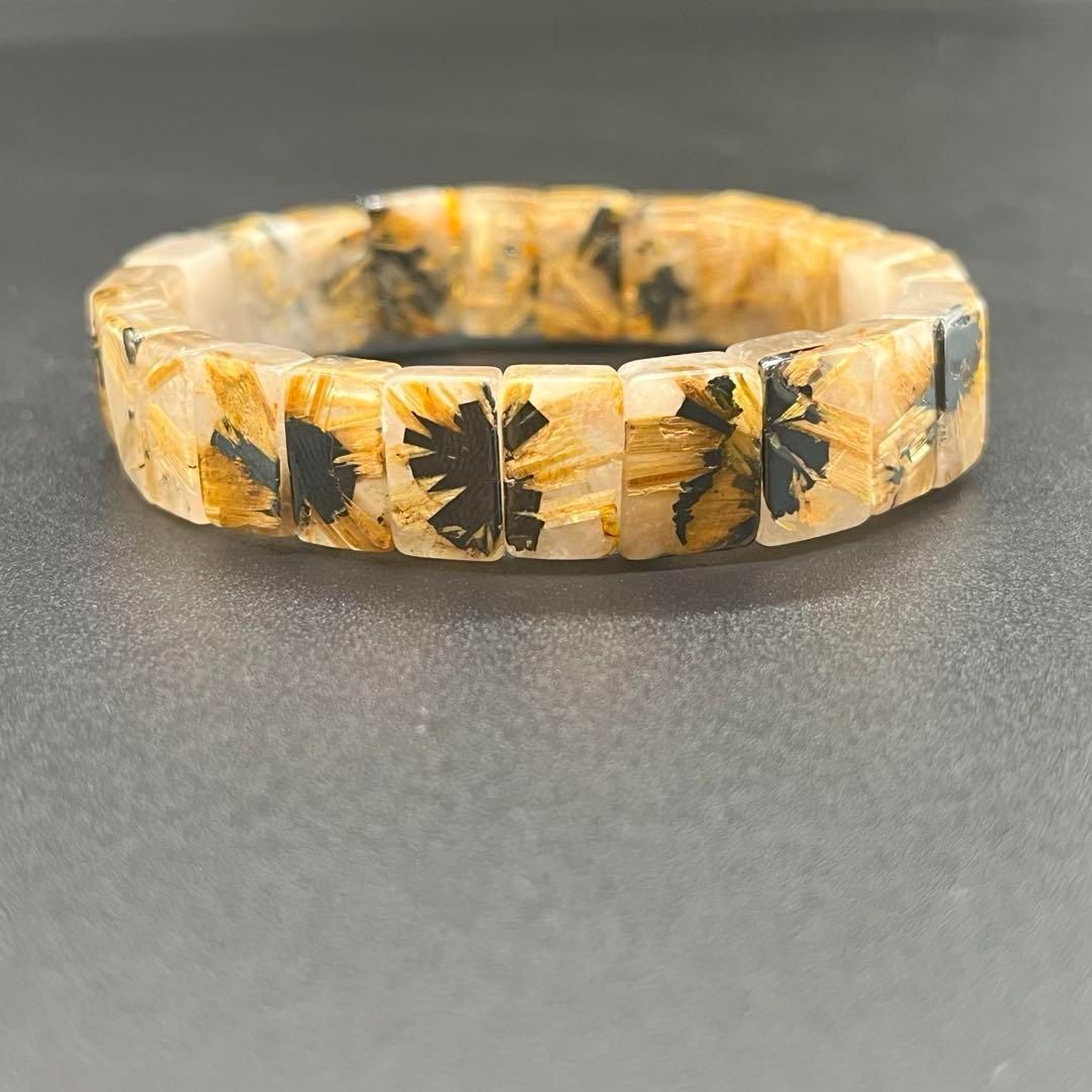 金運　ゴールド　ルチル クォーツ ブレスレット バングル 金運 ゴールド ルチル クォーツ ブレスレット バングル 【公式通販】