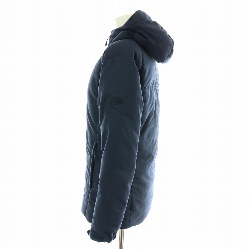 マムート MAMMUT ホワイトホーンプロインフーデッドジャケット AF Whitehorn Pro IN Hooded Jacket AF ダウン  ジップアップ フード ロゴ刺繍 S 紺 ネイビー 1013-01340 /NW22