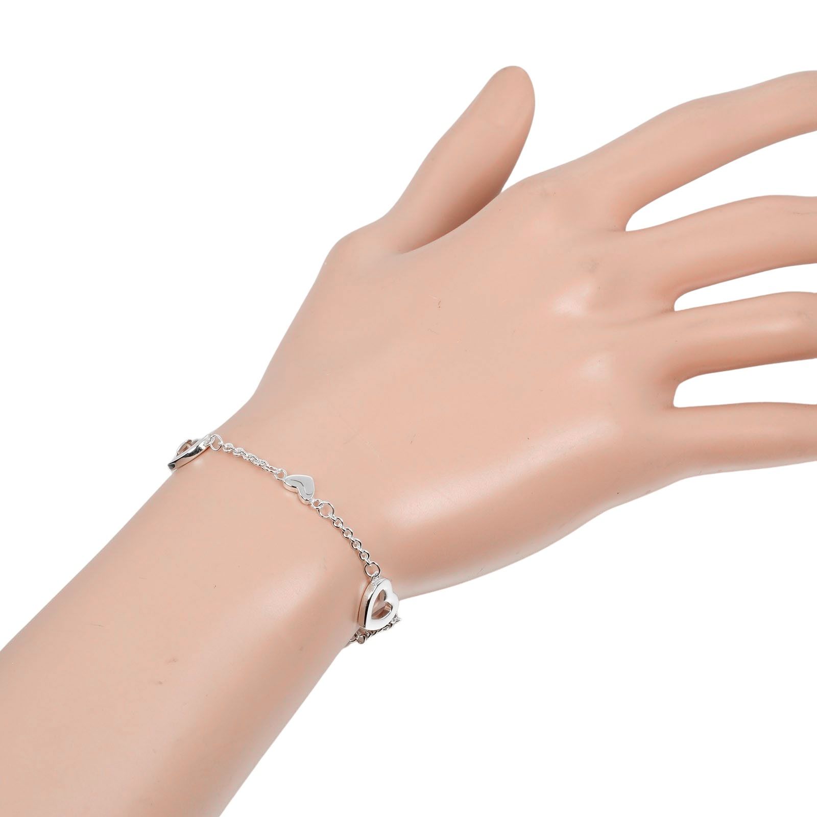 Tiffany&Co.ティファニーラリアットハートシルバーブレスレット 925