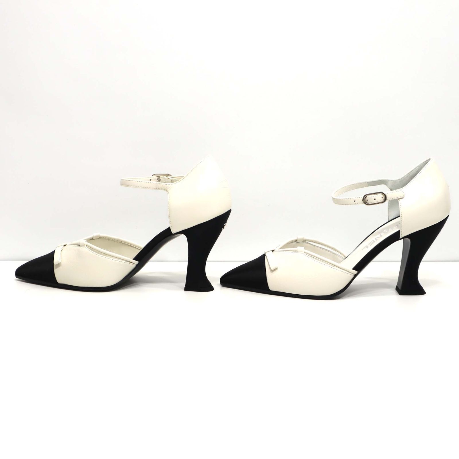 CHANEL シャネル ヒール パンプス G33888 37 23.5cm ホワイト CHANEL シャネル ヒール パンプス G33888 37 23.5cm ホワイト