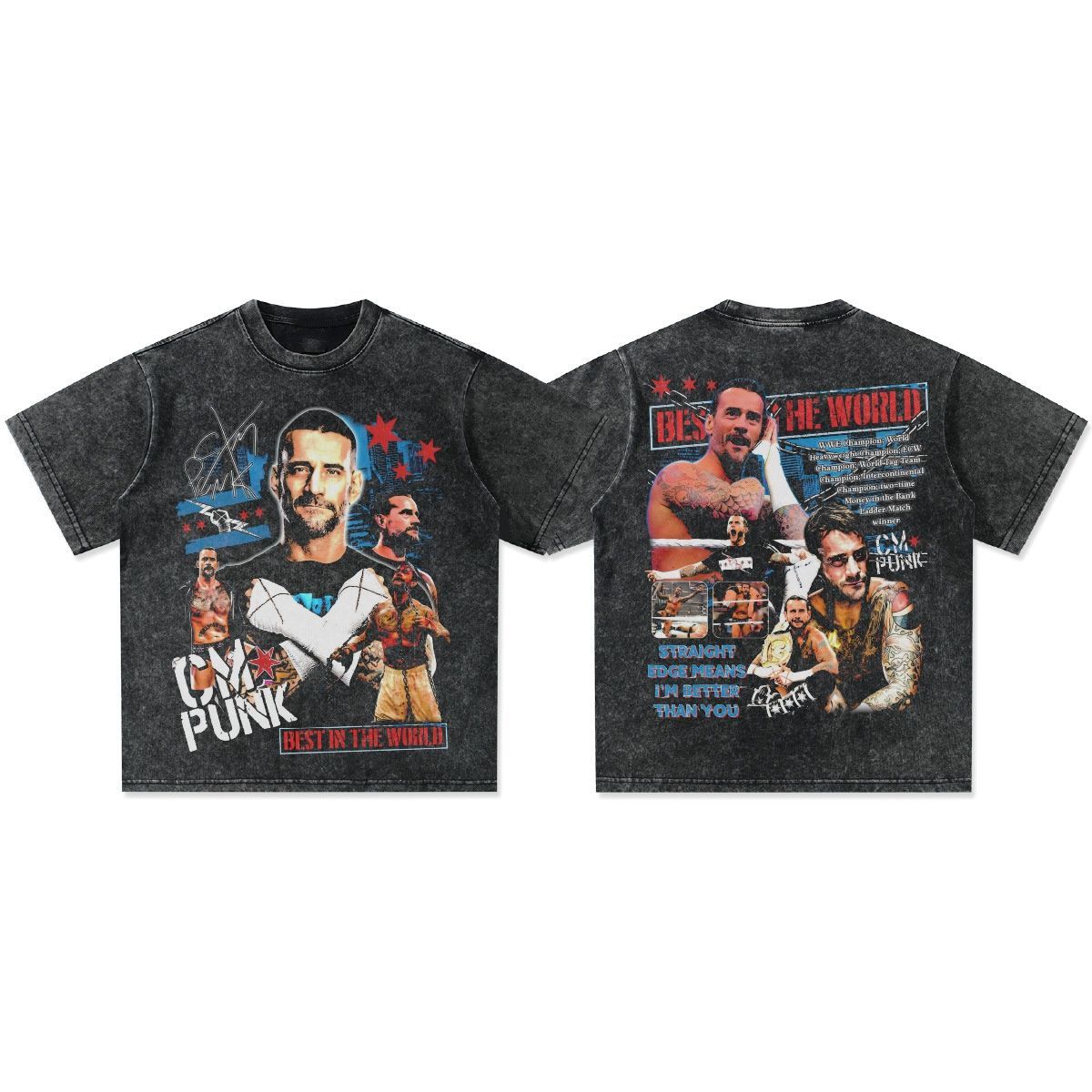 PRO WRESTLING Tシャツ 2XL 両面プリントver. プロレス プロレスリング Tシャツ 2XL 両面プリントver. プロレス ラグラン
