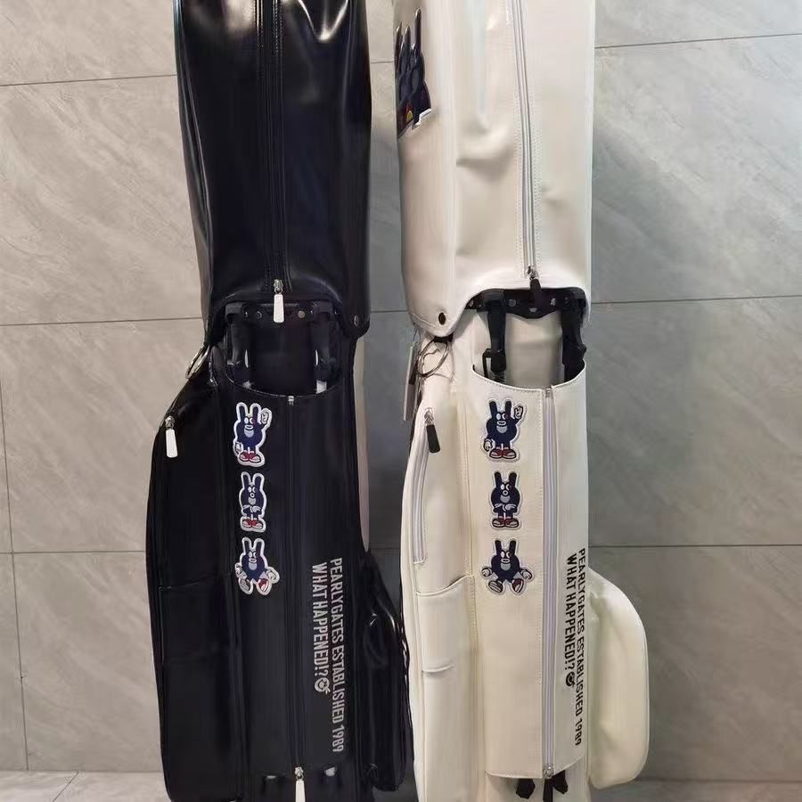 再度! 値下げしました! 新品未使用!！パーリーゲイツ・スタンドキャディバッグ ロゴワッペンスタンド式キャディバッグ (46インチ対応) (UNISEX