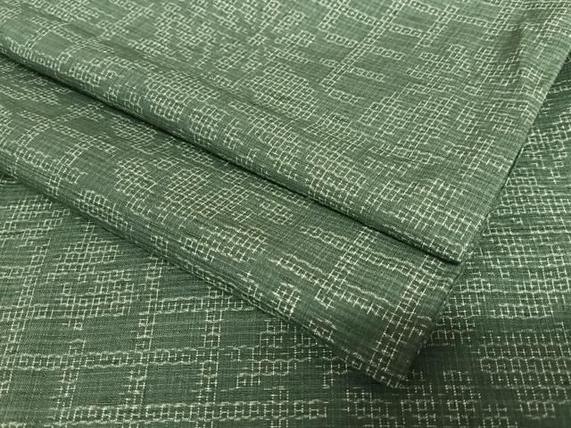 平和屋着物○結城紬 80亀甲 格子花文 正絹 逸品 AAAU8348zg - メルカリ