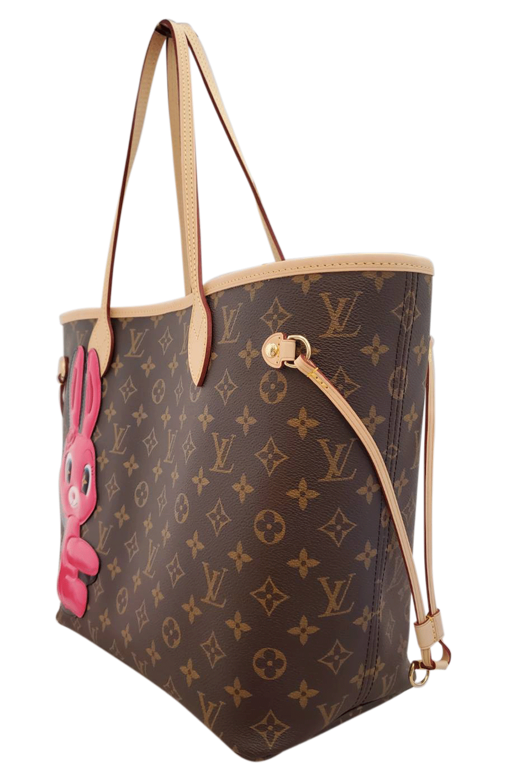 ルイ・ヴィトン LOUIS VUITTON　ネヴァーフルMM　ショルダーバッグ　ウサギパッチワーク