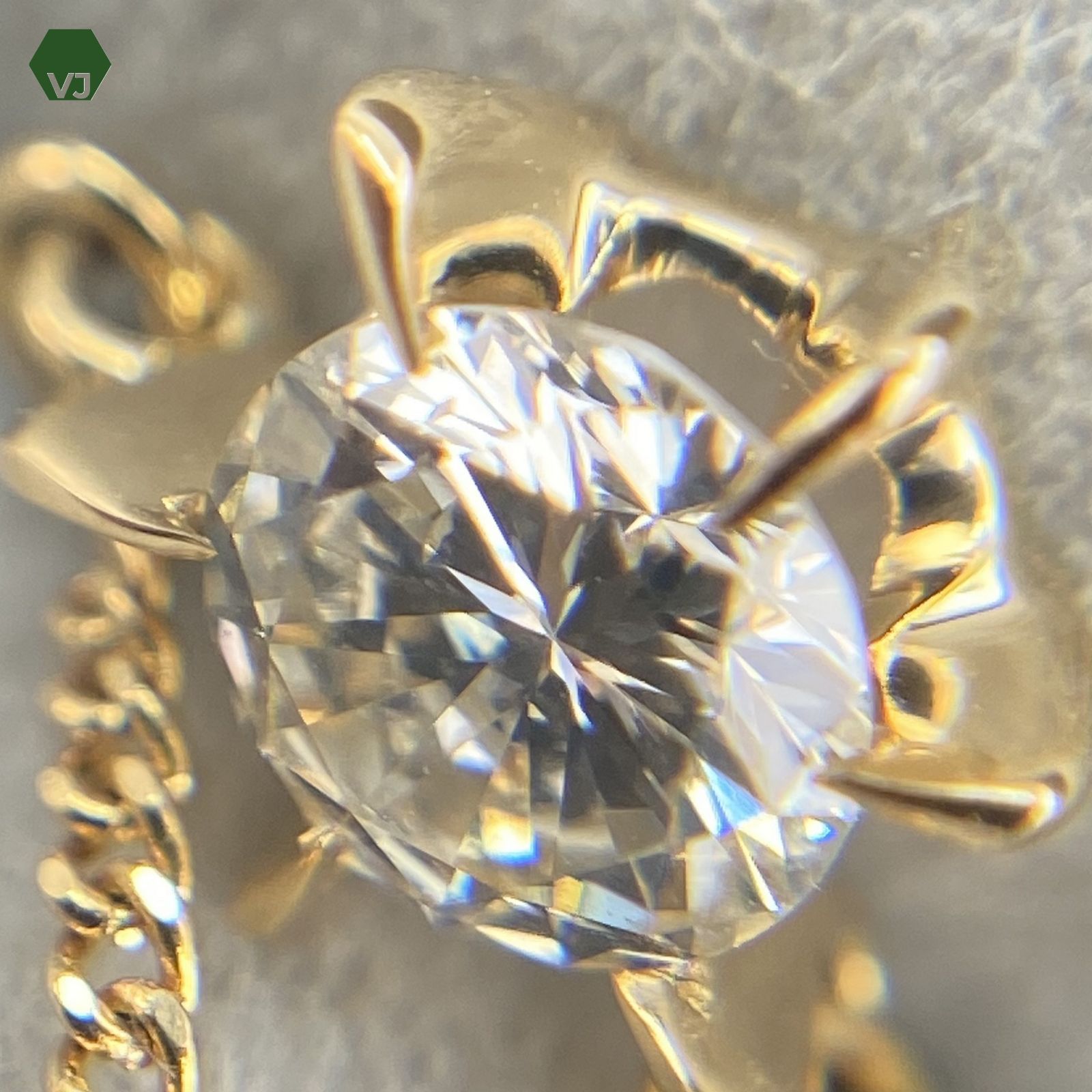 22-21】一粒ダイヤモンド ネックレス D0.41ct【中古】【K18YG】【約40 