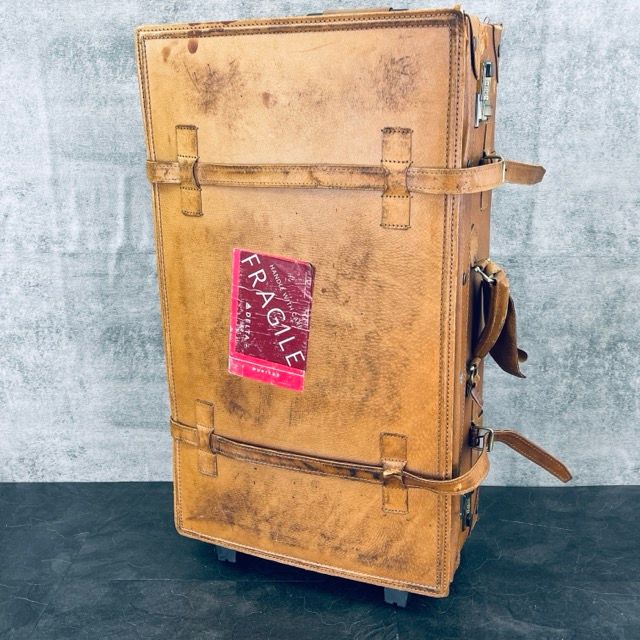 キャリーケース 【中古】 EURASIA ユーラシア レザー トランクケース