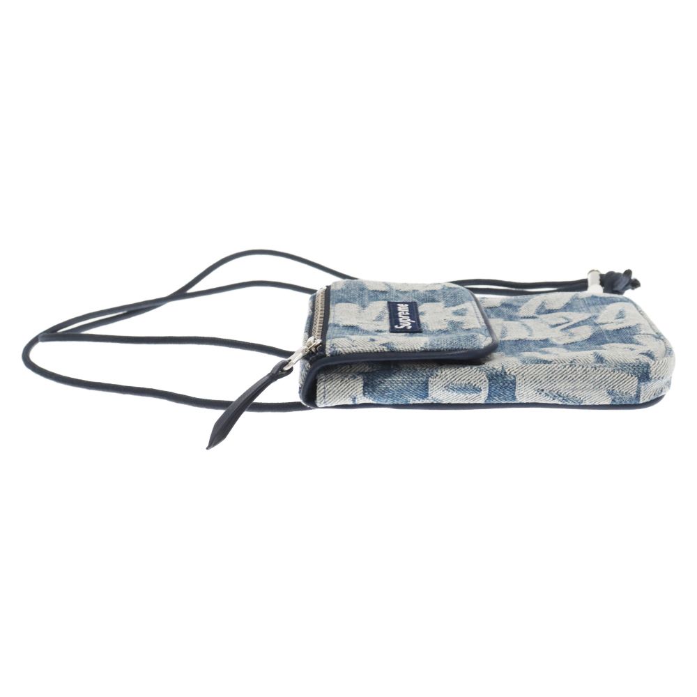 SUPREME (シュプリーム) 22AW fat tip jacquard denim neck pouch 