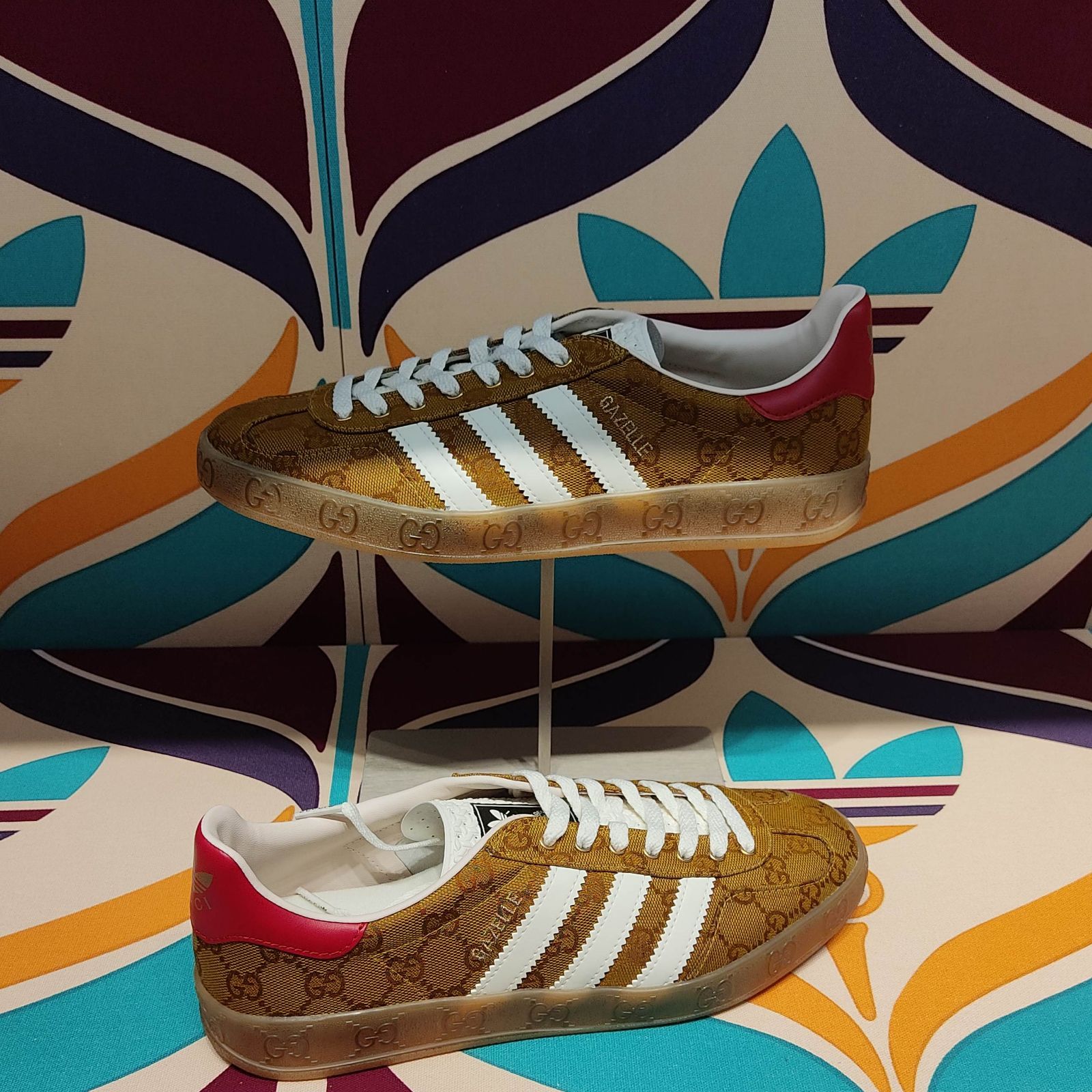 新品未使用ガゼルadidas x Gucci メンズ スニーカー25.5cm - メルカリ