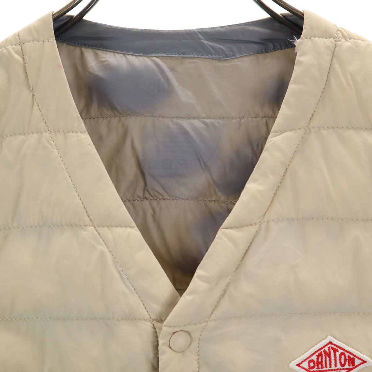DANTON クリーム色 インサレーションベスト サイズ36 DANTON クリーム色 インサレーションベスト サイズ36 ダントンDANTON36