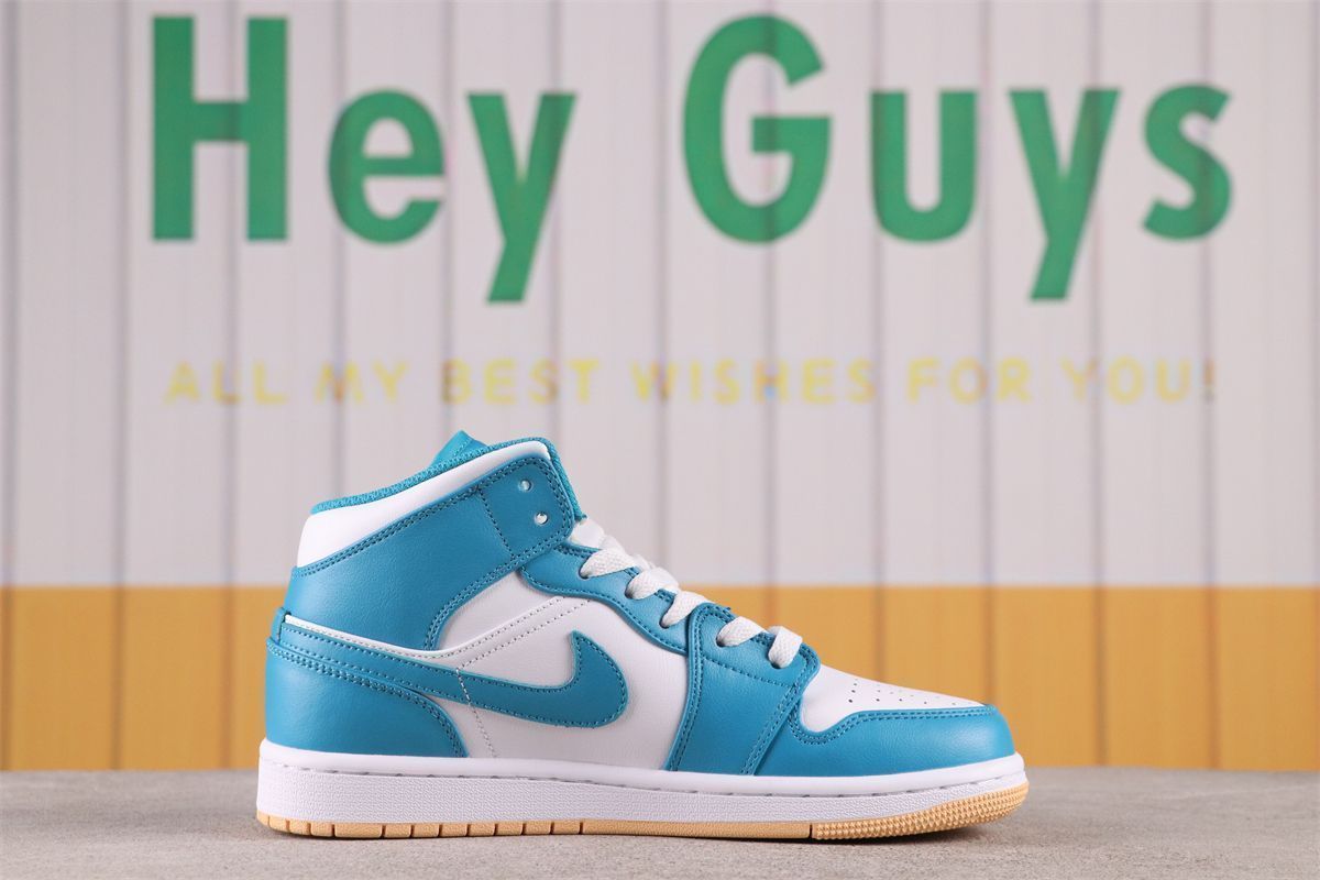 ナイキ] エア ジョーダン 1 ミッド AIR JORDAN 1 MID アクアトーン