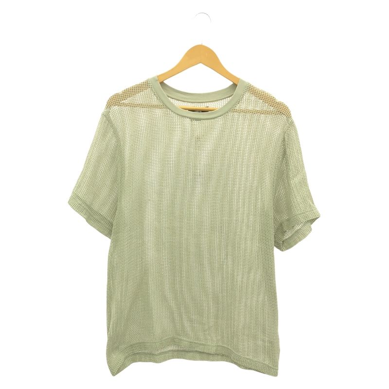 STUSSY 23ss Cotton Mesh S|S Crew Tee Bone M ステューシー 66