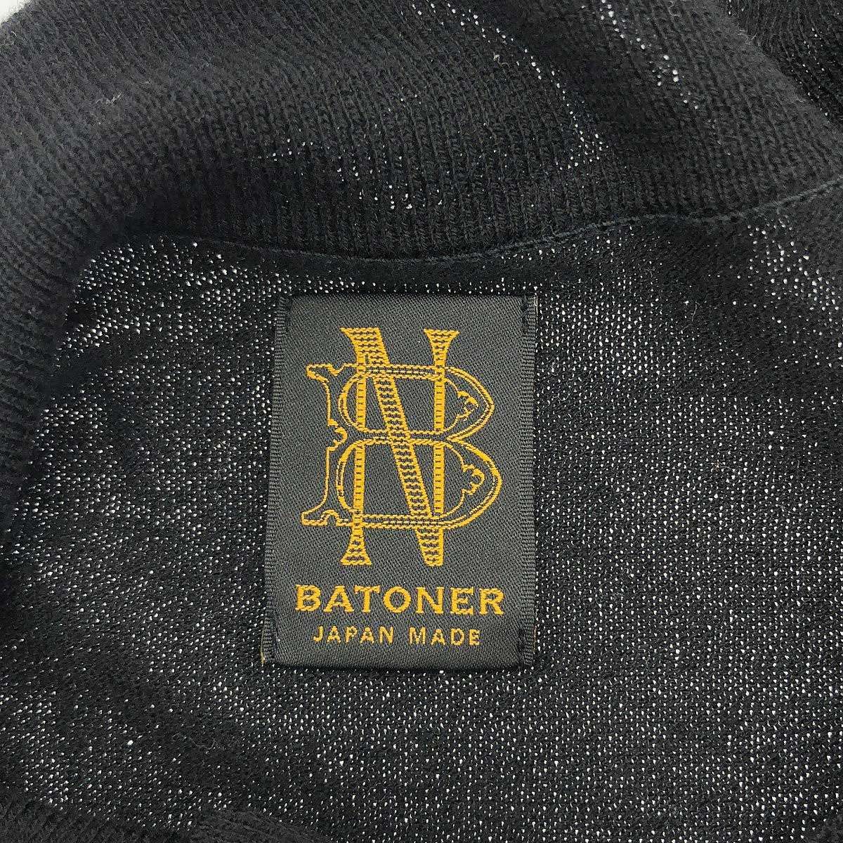 【美品】バトナー 4SEASON WOOL POLO HALF SLEEVE BN-22SM-045 4SEASON WOOL POLO HALF SLEEVE Greige | Dresswell