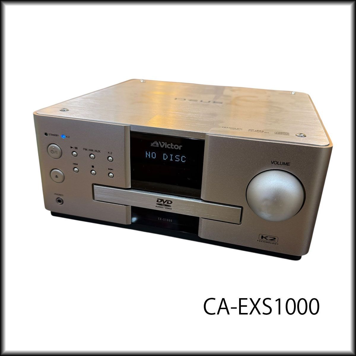 ◆Victor◆ビクター DVDレシーバー CA-EXS1000 K2 動作品 EX-S1000 2014年製