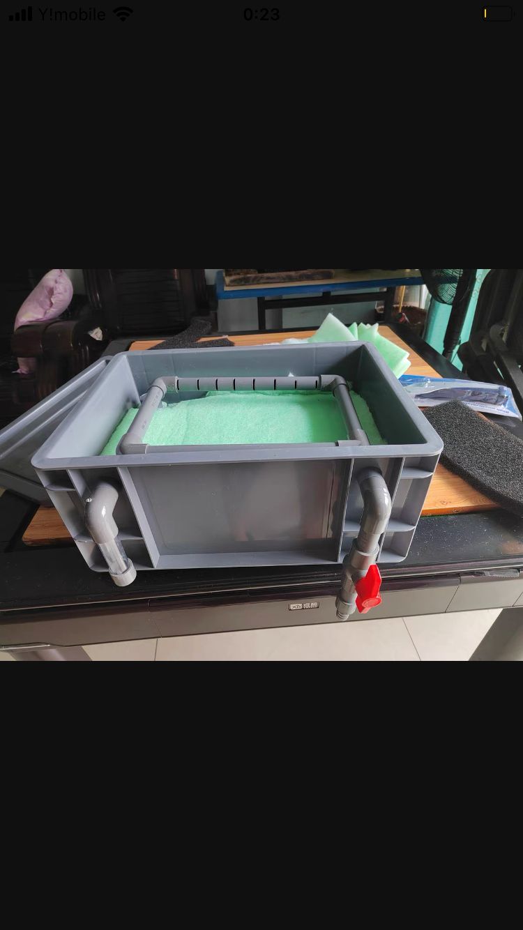 水中ポンプ25w 満タン納豆菌ろ材到着すぐ使いセットウィスト濾過とドライ濾過一体式