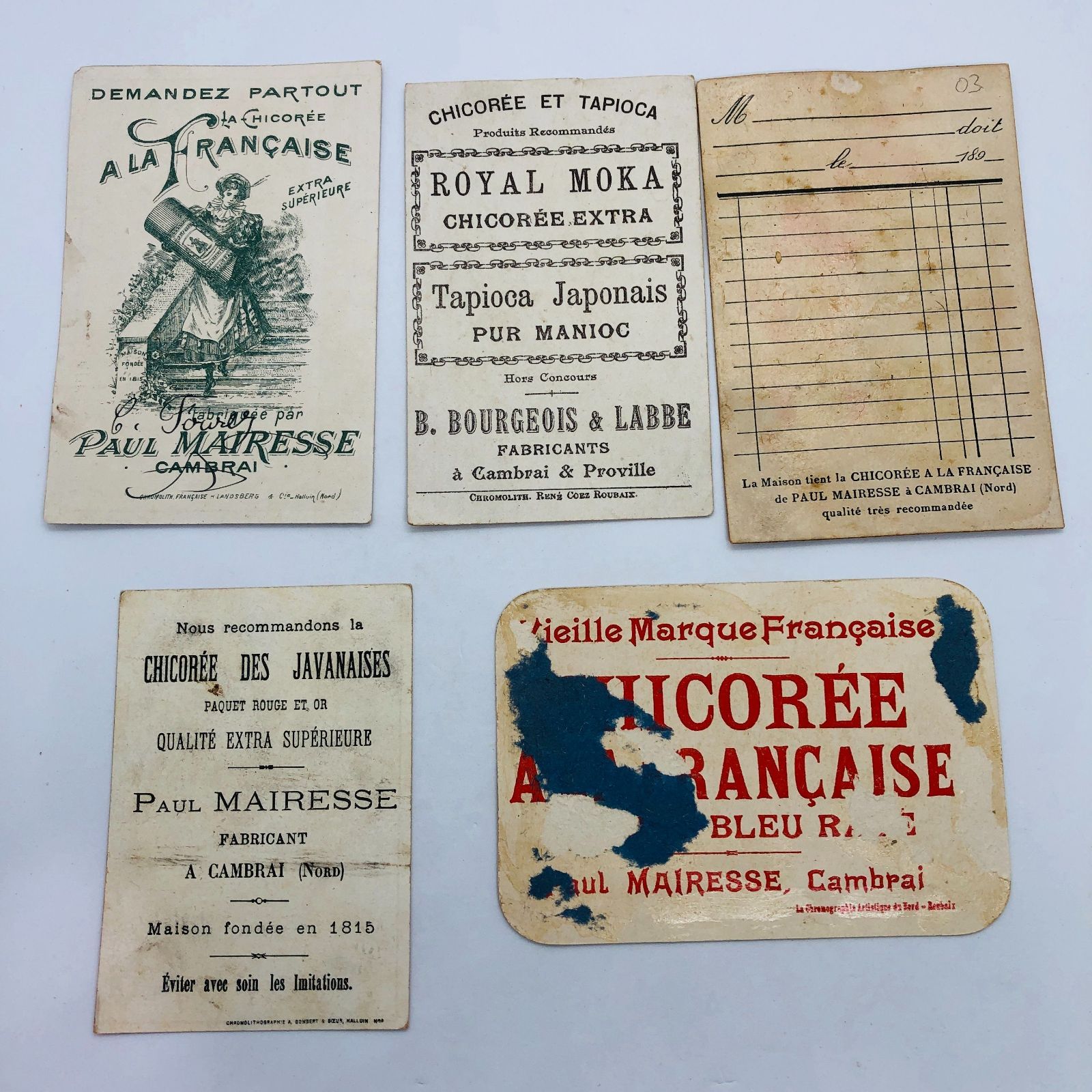 まとめ売り クロモカード ジャンクジャーナル フランス アンティーク 5枚セット! まとめ 】クロモカード フランス アンティーク