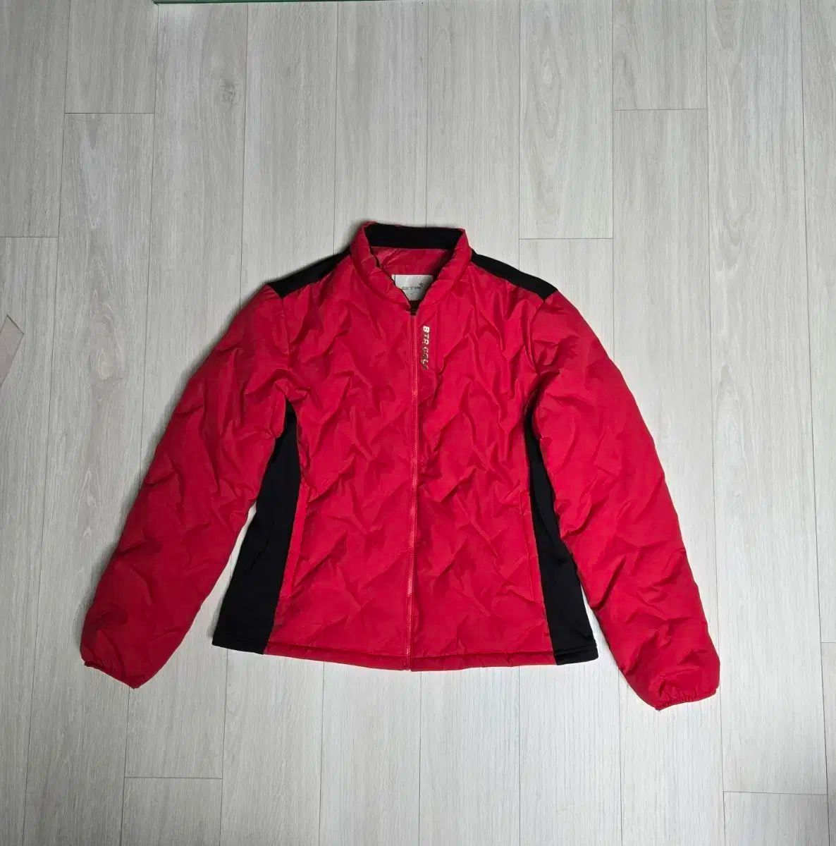 BTR GOLF レディース キルティング ジャケット レッド