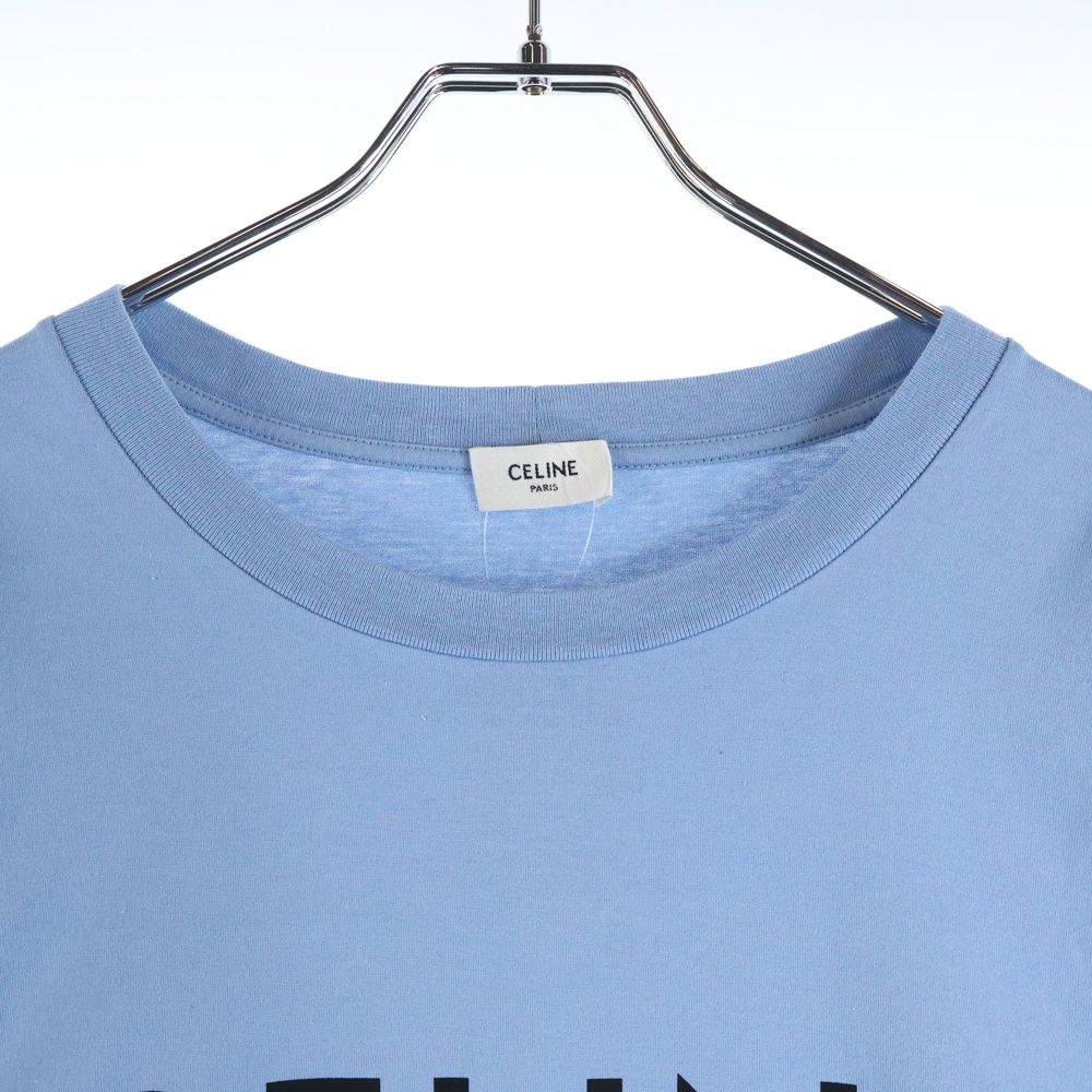 CELINE (セリーヌ) ルーズフィット スクリーン ロゴ プリント CELINE (セリーヌ) ルーズフィット スクリーン ロゴ プリント