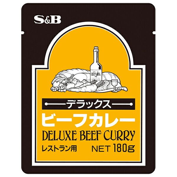 エスビー食品 デラックス ビーフカレー 180g×30個入× 2ケース ｜ 調味料 カレー レトルト
