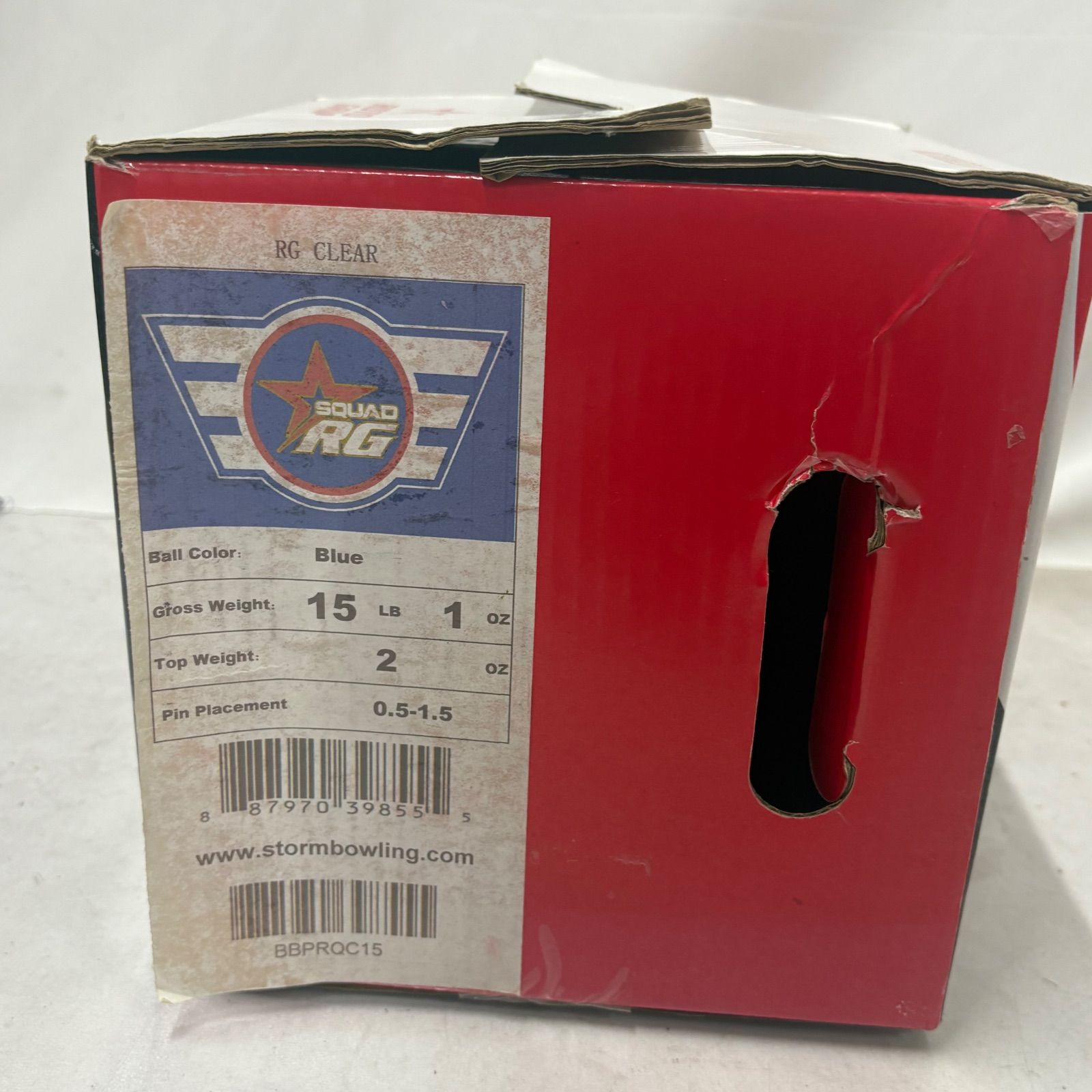 ☆ROTO GRIP SQUAD RG CLEAR ボウリングボール 15ポンド プロ仕様 高