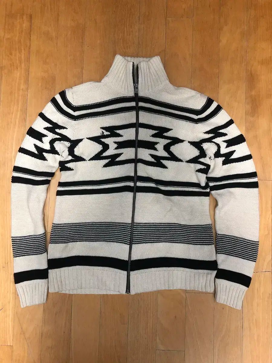 ローレン Ralph Lauren ラルフローレン チマヨ パターン ジップアップ カーディガン ジャケット M