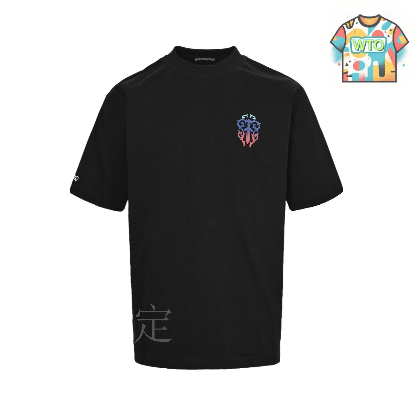 Chrome Hearts Tシャツ 今日特価】Chrome Hearts 25SS Gradient Horseshoe Print Short