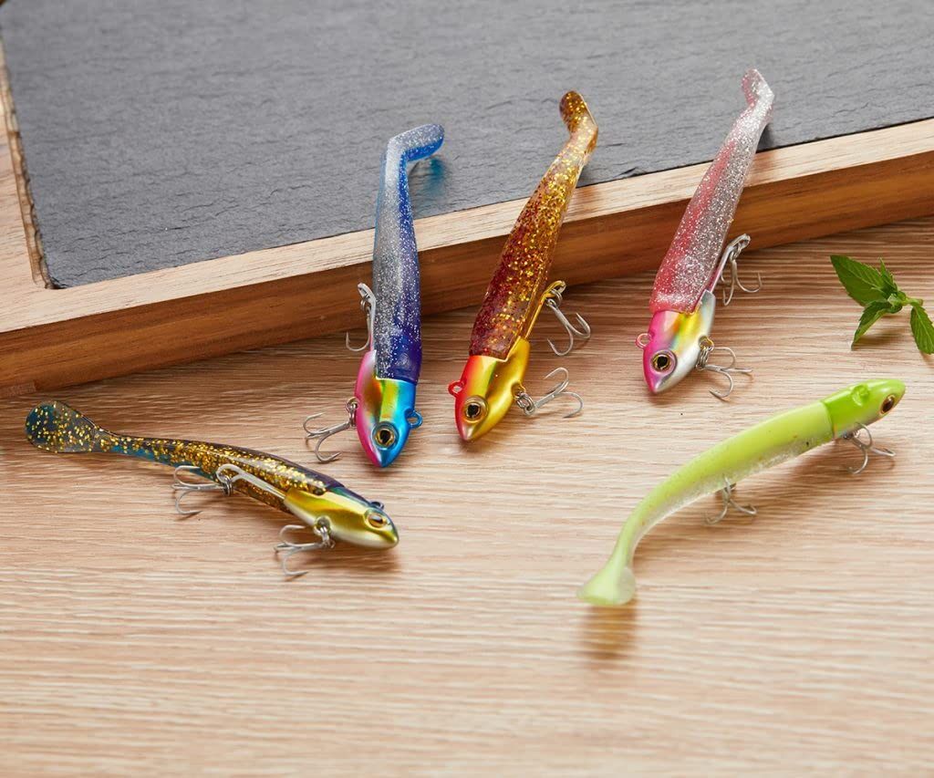 青嵐ルアー]シーバス ルアー ヒラメー ジグヘッド ワーム 16g