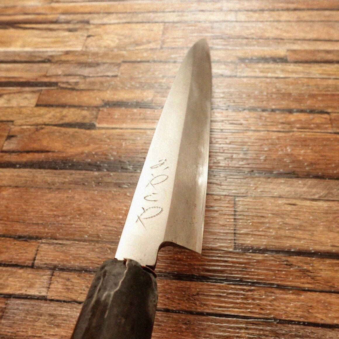みやこや 柳刃包丁 研ぎ済 水牛柄 刺身包丁 木鞘付き 245mm - メルカリ