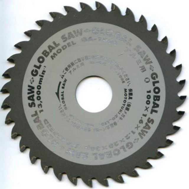 モトユキ グローバルソー アルミ 非鉄金属用 GA-100E 100×1.6×20mm 36P
