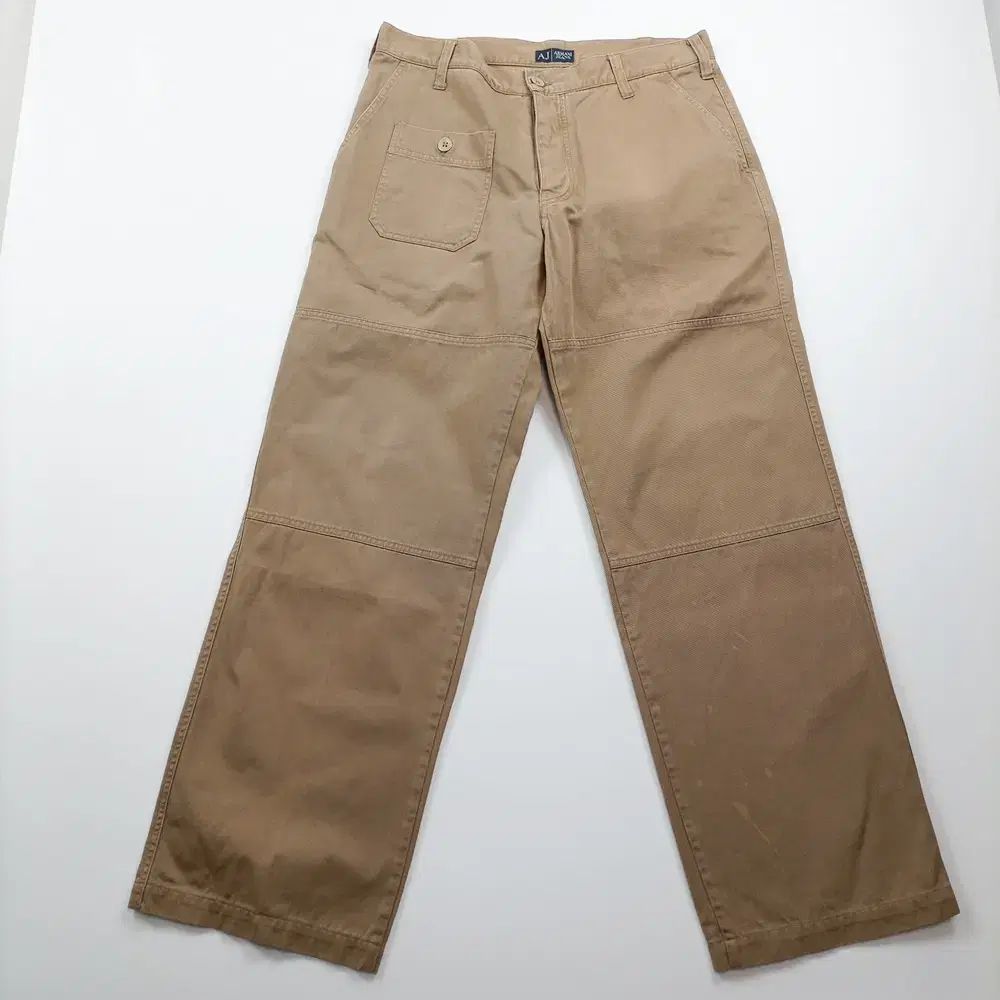 【雷市場（ポンジャン）商品韓国直送】 アルマニジン チノパンツ サイズ 32 ストレート ベージュ コットンパンツ メンズ A4242