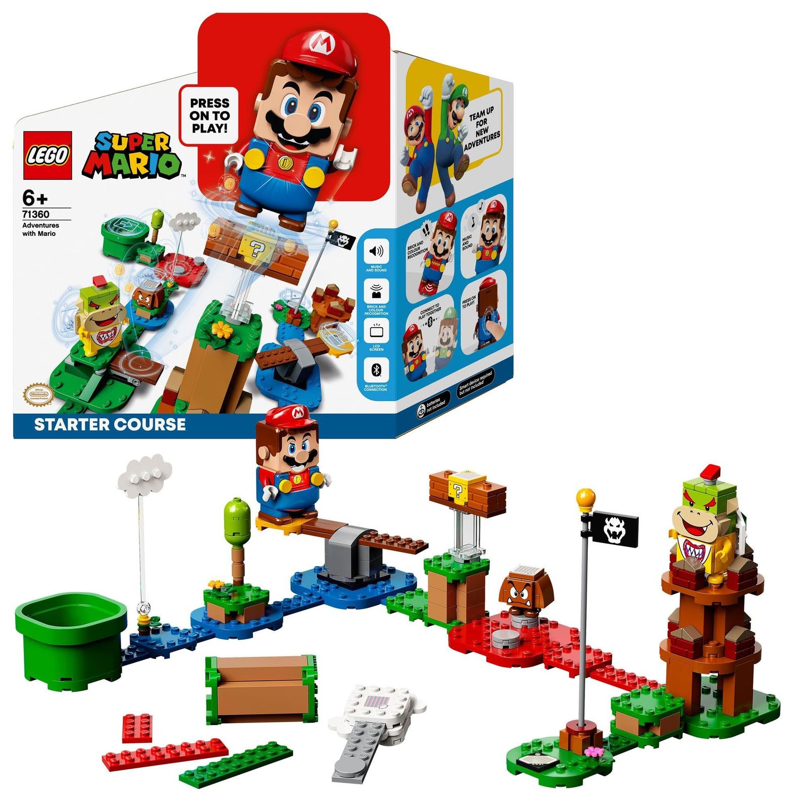レゴ LEGO スーパーマリオ おもちゃ レゴ R マリオ TM と ぼうけんのはじまり 〜 スターターセット クリスマスプレゼント クリスマス 男の子 女の子 マリオ 子供 グッズ フィギュア ゲーム 玩具 知育玩具 誕生日 プ マリオ 旧モデル