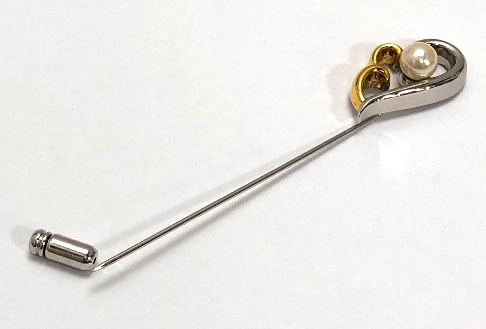 TASAKI タサキ真珠 6.5mm 1Pパール silver ピンブローチ
