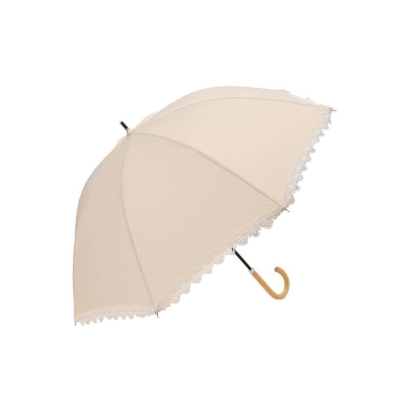【在庫セール】[ アフタヌーンティー リビング ] AfternoonTea LIVING 日傘 HQ07 レース晴雨兼用長傘 日傘 ベージュ 1