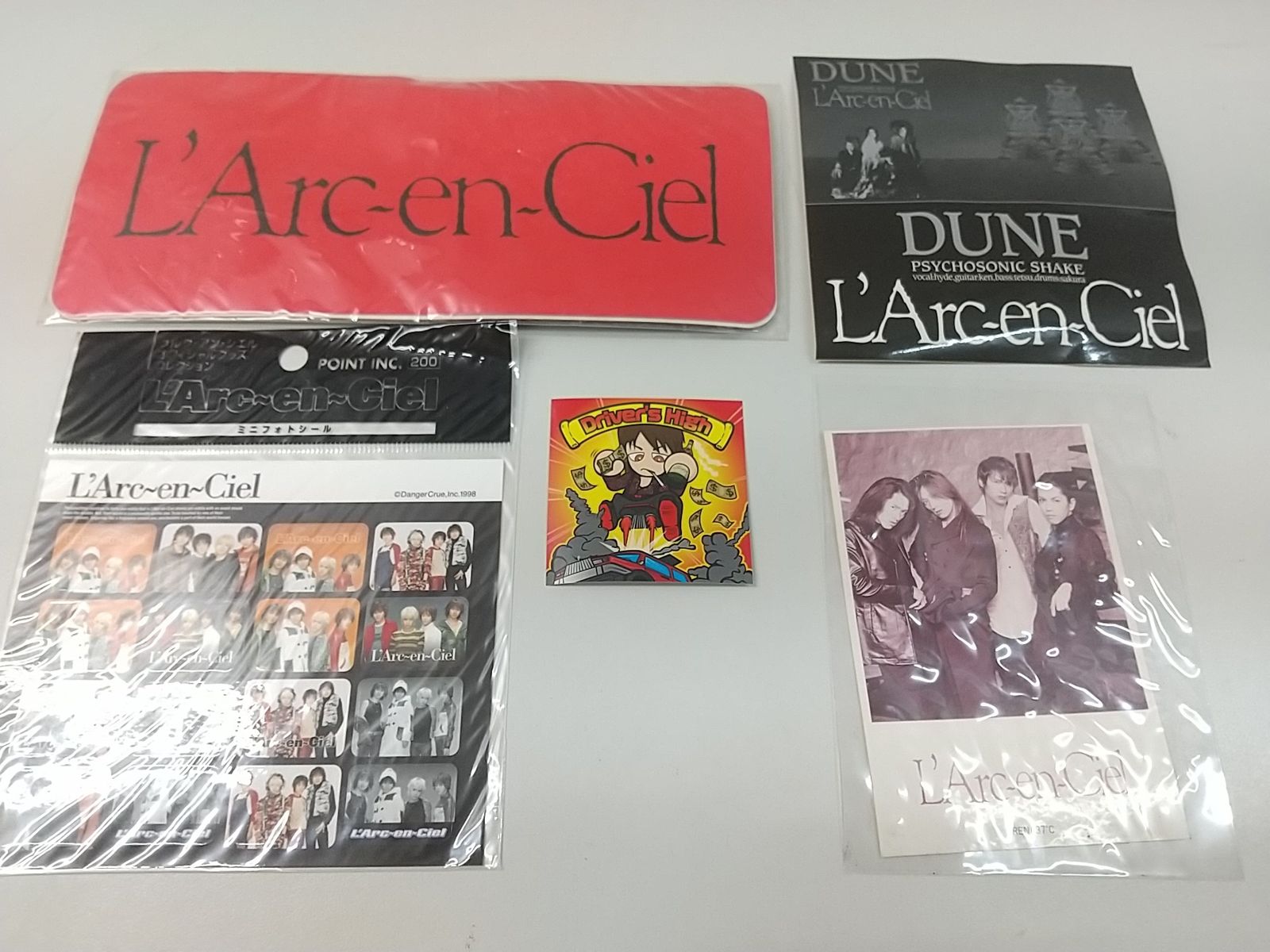 L'Arc~en~Ciel まとめ売り(バラ売り⭕️) まとめ売り・バラ売り不可】L'Arc〜en〜Ciel ステッカー&グッズ
