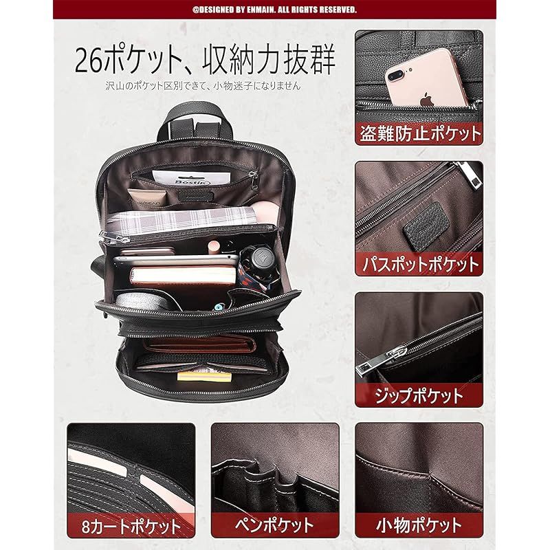 本革レザー リュック レディース [Enmain] : Enmain ショルダー 3way 