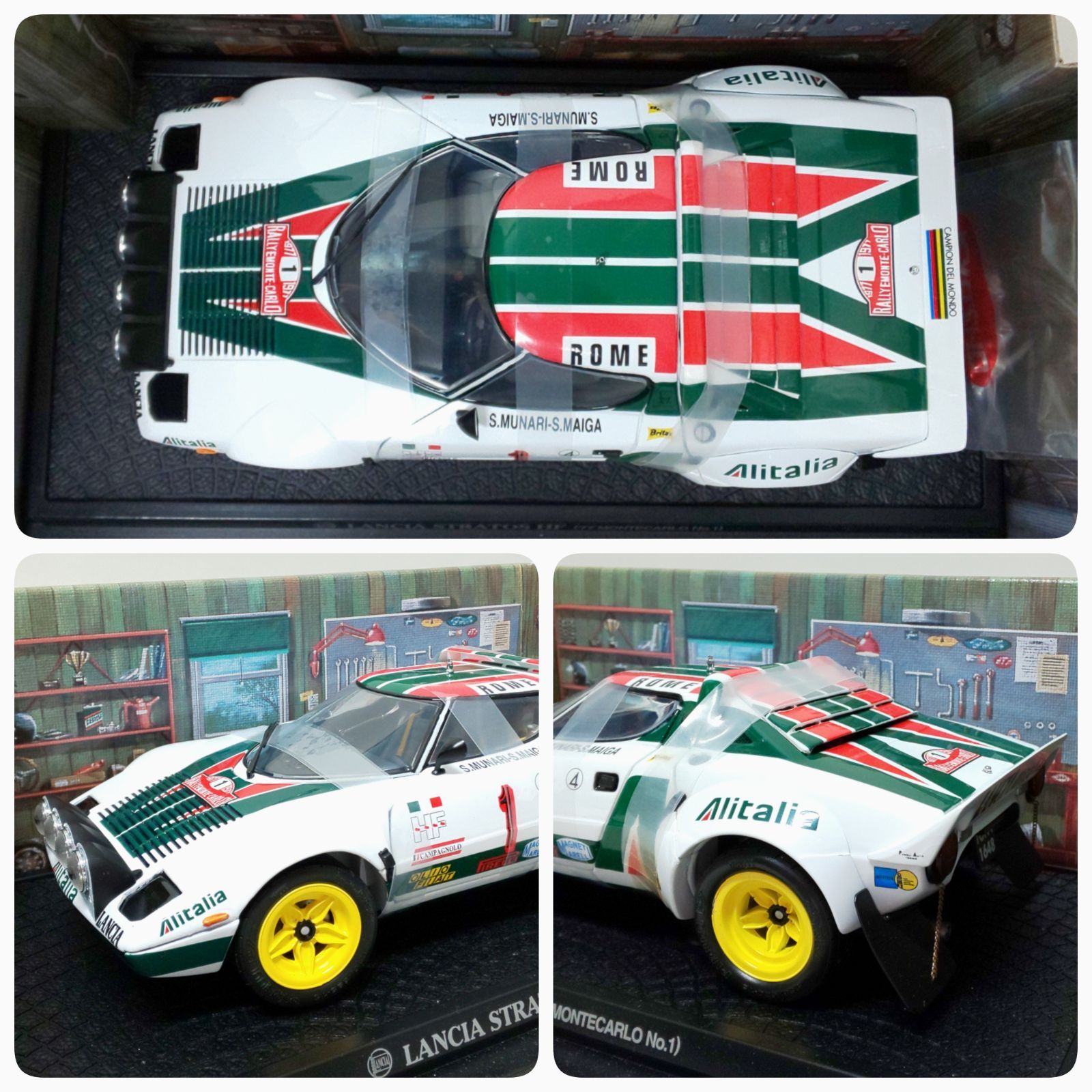 浜館45-559】 KYOSHO 京商 LANCIA ランチア ストラトス HF ラリー '77