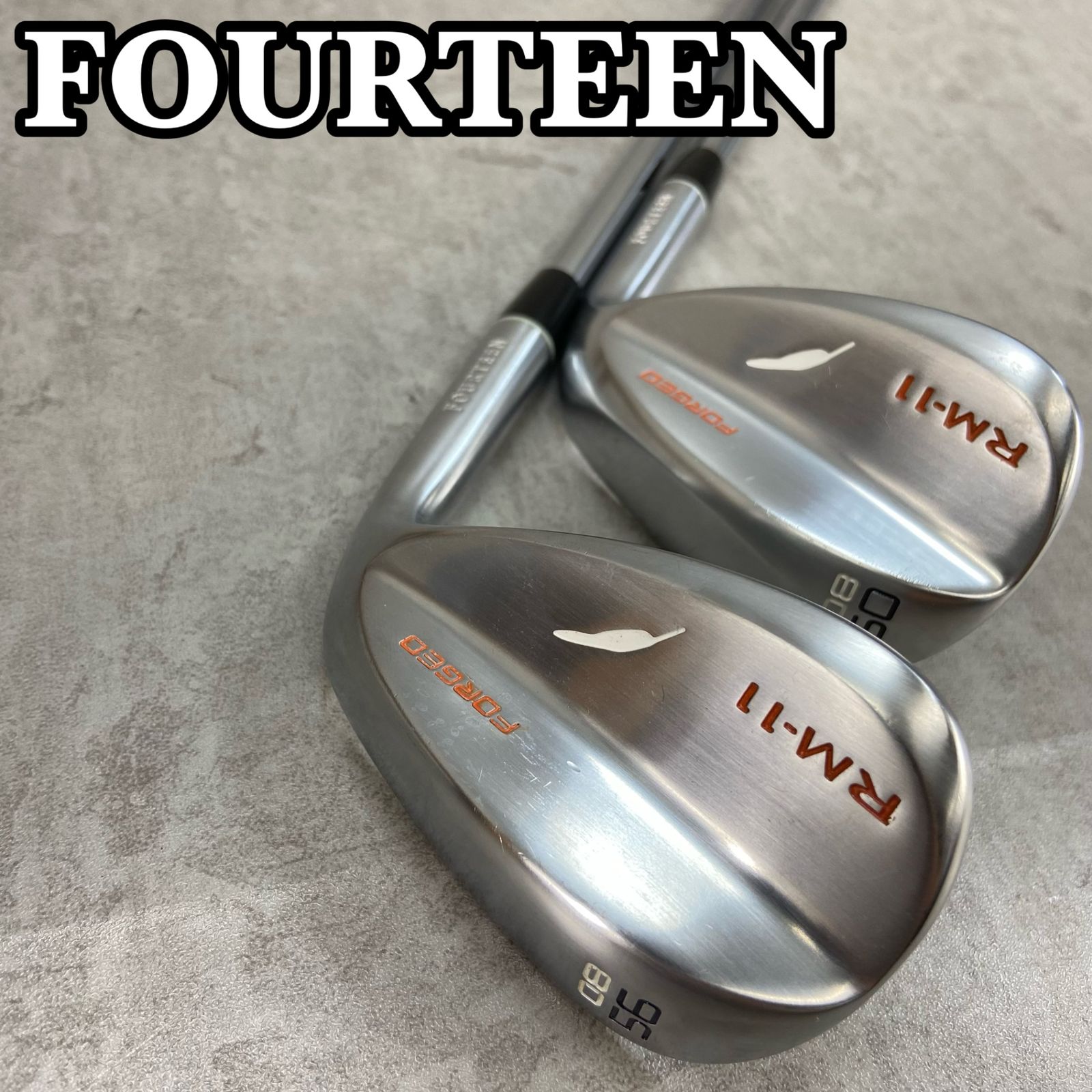 FOURTEEN フォーティーン RM11 メンズゴルフ ウェッジ2本セット スチール 右利き用 WEDGE サンド ロブ SW LW ニホンシャフト