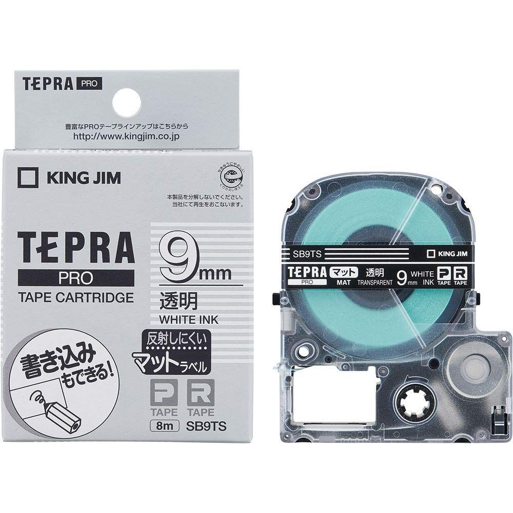 新品未使用 テプラpro テープ 透明 9mm