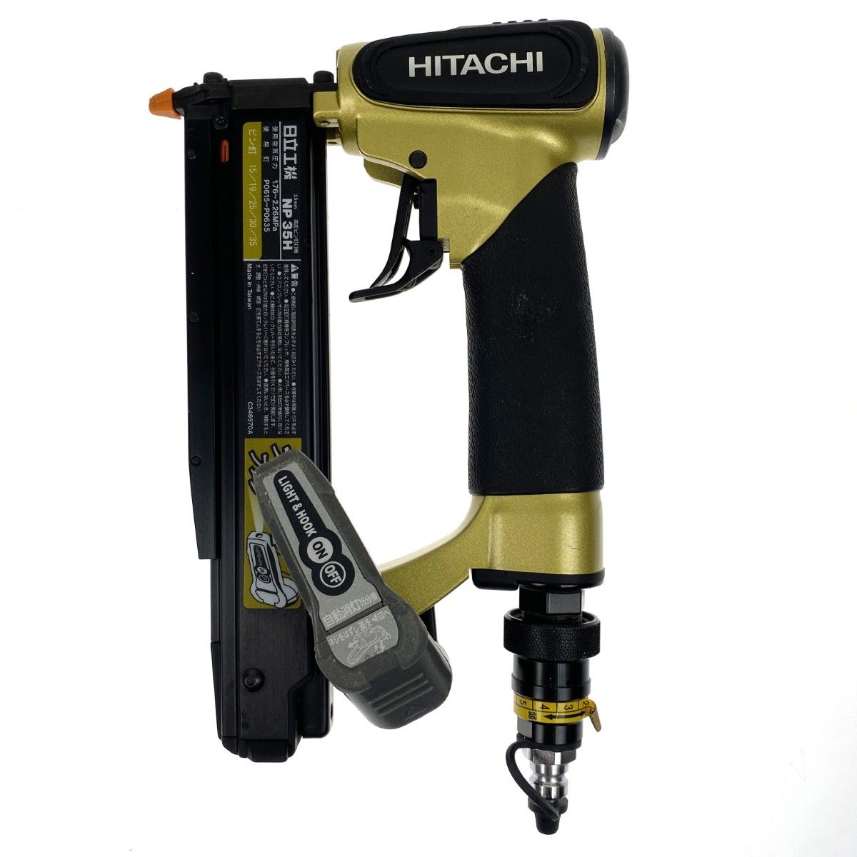 HITACHI 日立 35mm 高圧ピン釘打機 NP35H ケース付