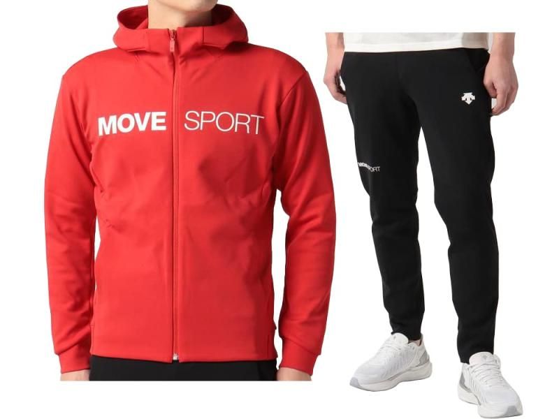 Move Sport フード付きウィンドブレーカー 楽天市場】MOVESPORT デサント ウィンドブレーカー 上下 セット