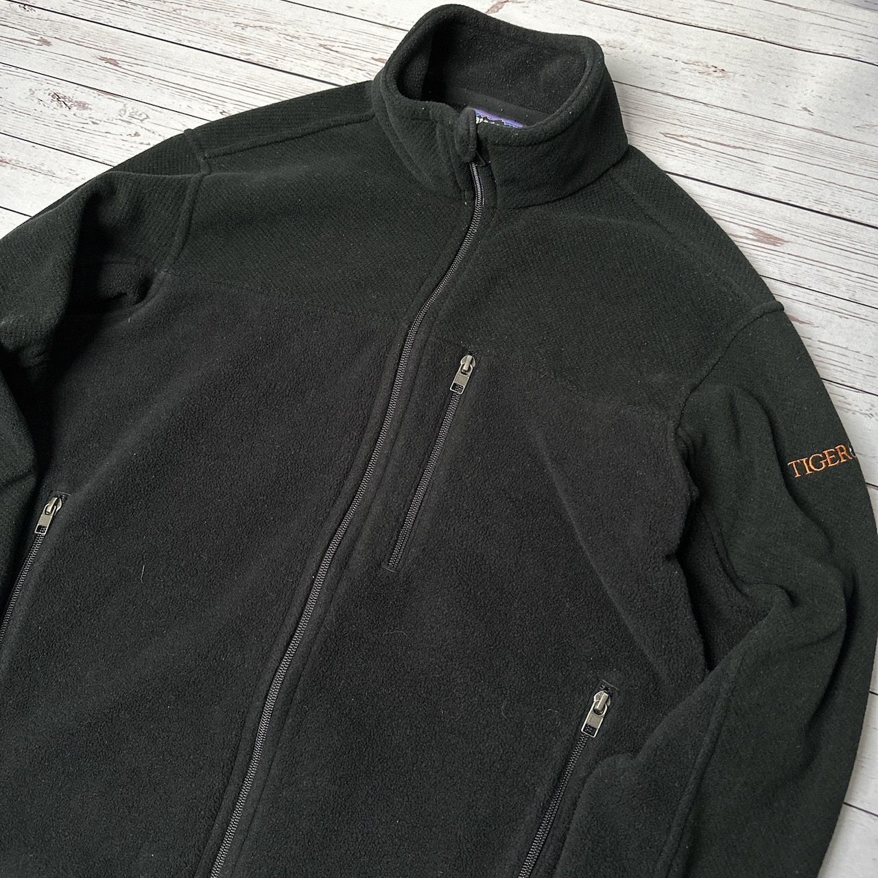 patagonia パタゴニア シンチラ フリース 14年製 フルジップ 黒 Mサイズn 古着 - 割引あり