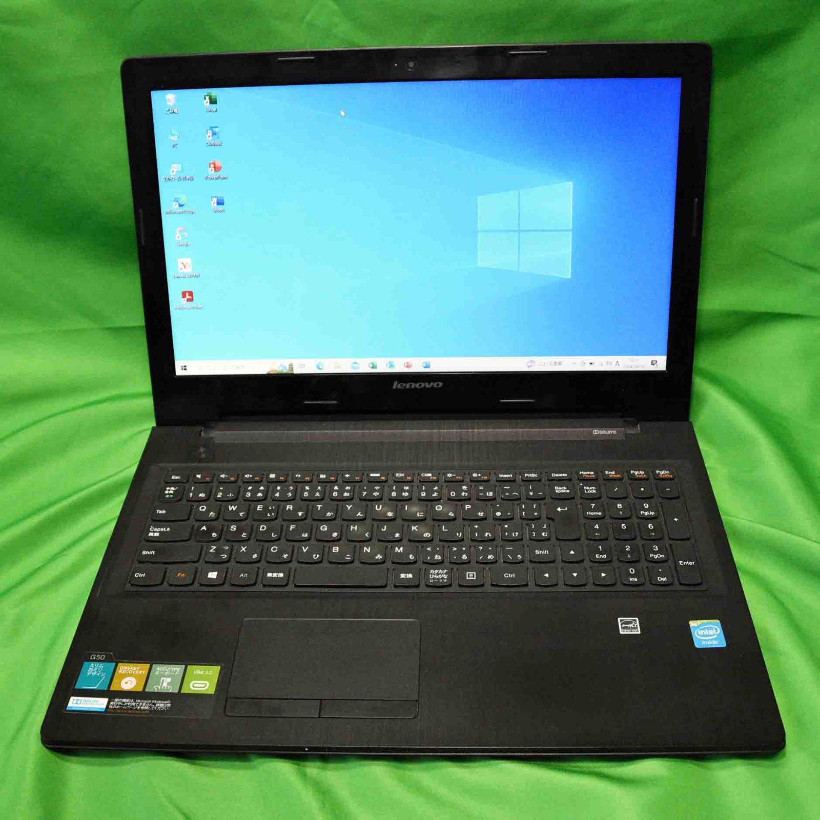 新品爆速SSD ノートPC G50-30 4GB RW 無線 Lenovo G50-30 CPU：Celeron N2840 2.16GHz / メモリ：4GB / SSD