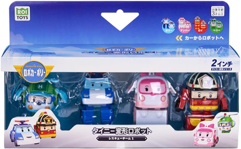 ロボカーポリー(RobocarPoli) レスキューチーム 2インチ 変身ロボット