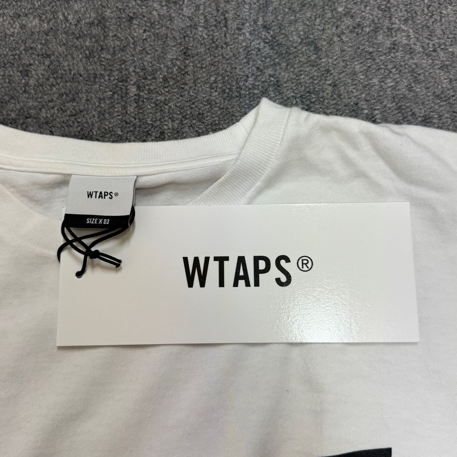 WTAPS 24SS SIGN / SS / COTTON サイン ロゴプリント Tシャツ