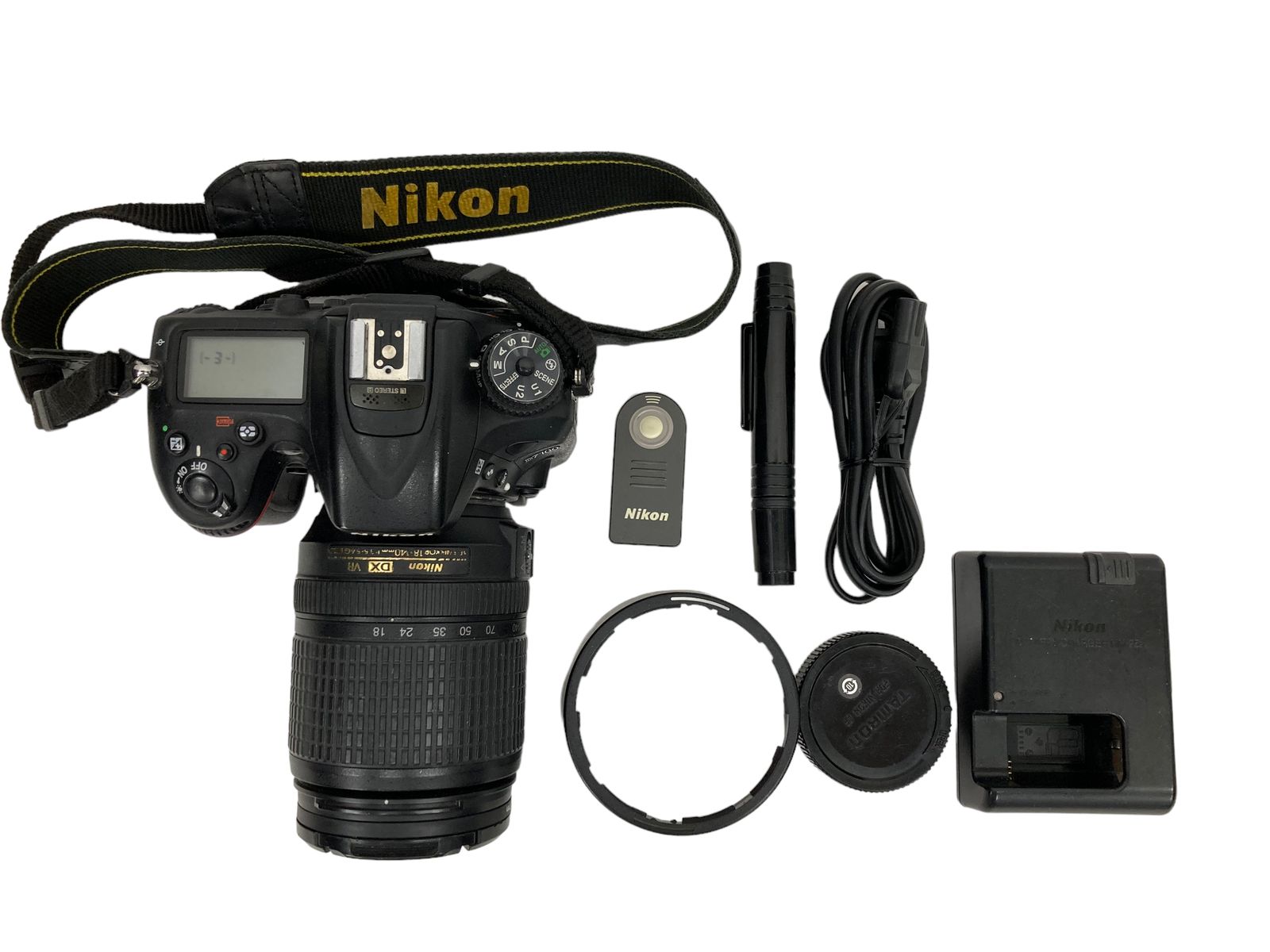 Nikon (ニコン) 一眼レフ デジタルカメラ DX VR 18-140mm レンズ付き D7100 ブラック 家電/028