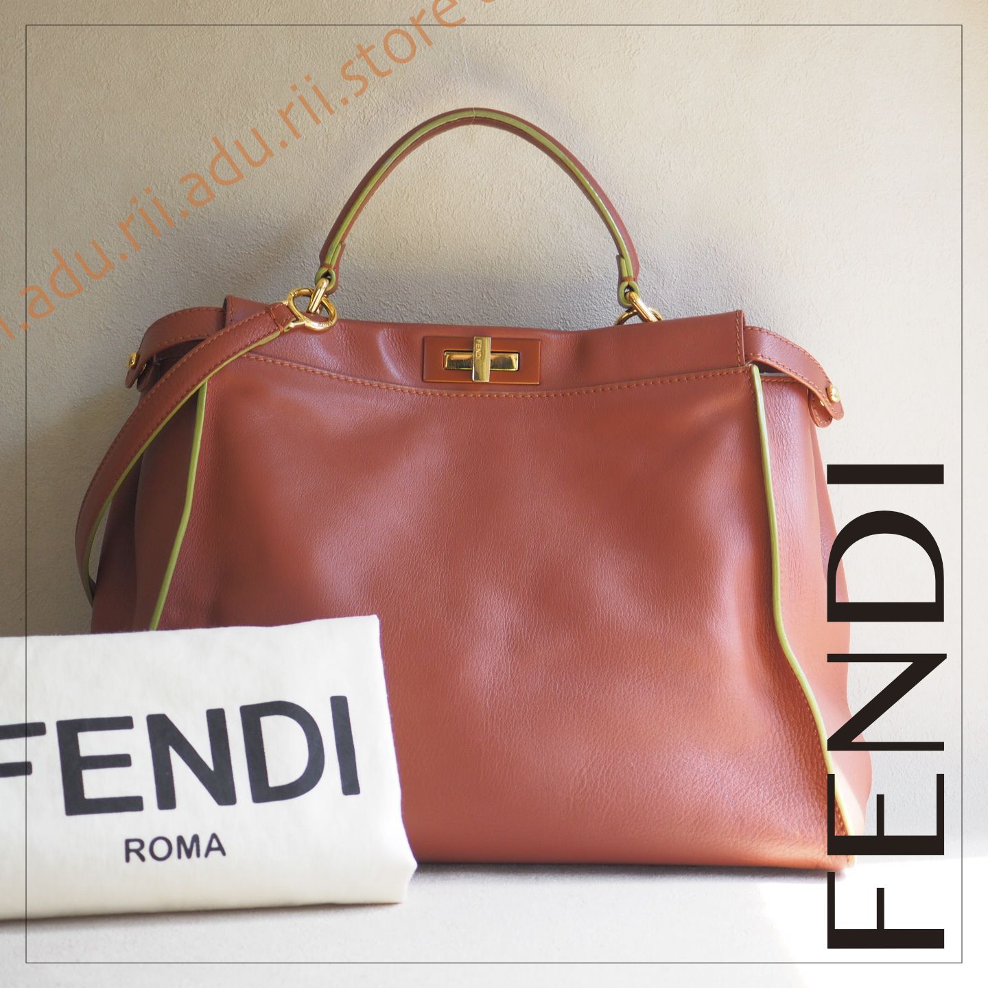 希少美品☆ フェンディ FENDI ピーカブー 2way ハンドバッグ 