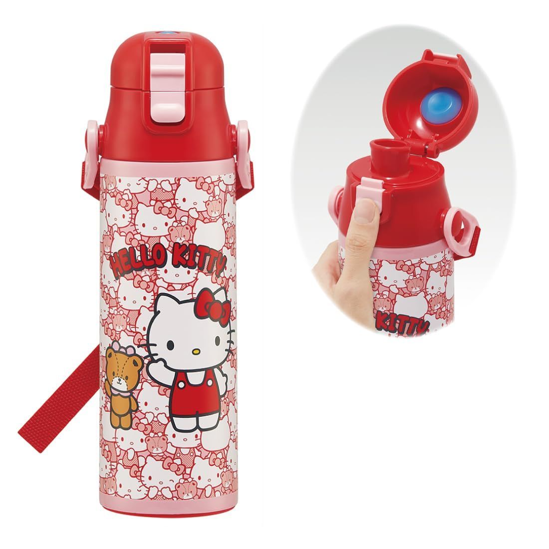 新品 水瓶 こども 子供 かわいいキッズ スポーツボトル waterbottle 保冷専用 子供に優しい軽量タイプ SDC6N-A サンリオ  うしろうしろ ハローキティ 580ml 直飲み 水筒 ステンレス 子供用 スケーター(Skater) - メルカリ