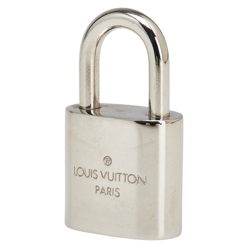 LOUIS VUITTON パドロック カデナ 南京錠 シルバー 2個セット ルイ ヴィトン カデナ 南京錠 キー セット シルバー メタル