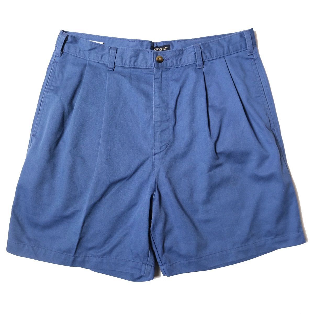 90 s リーバイス ドッカーズ ２タック コットン チノ ショーツ 34 スチールブルー系 ショートパンツ Levi s 90年代 1997年製 アメリカ古着 ビンテージ ヴィンテージ