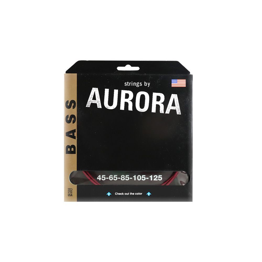 Aurora オーロラ 5弦ベース弦 45-125 -赤