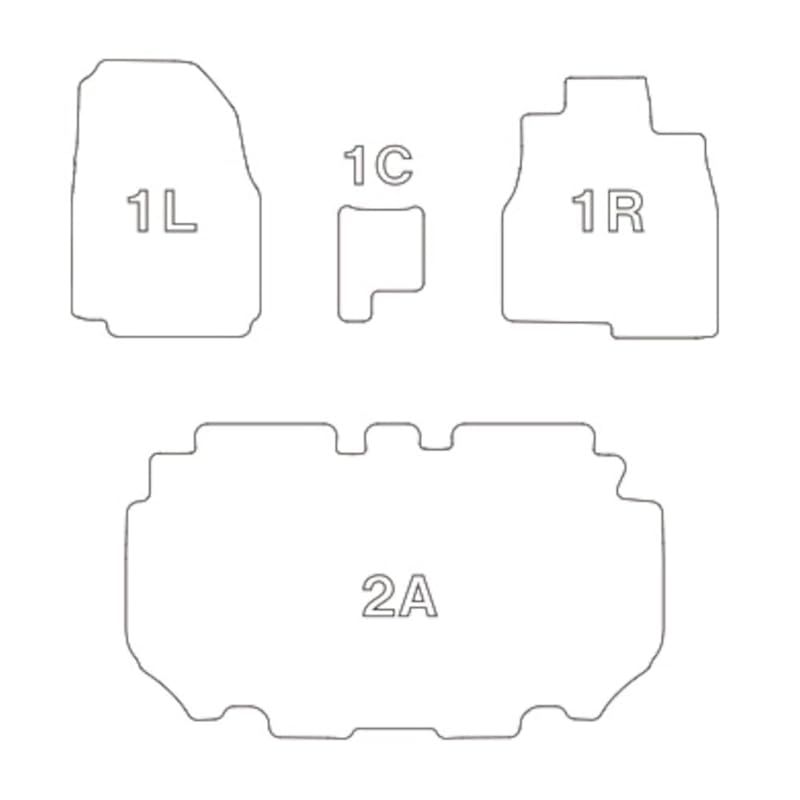 クラッツィオ(Clazzio) 車用品 立体 フロアマット 車種専用モデル N-BOX/N-BOXカスタム 2023(R5)年/10月~ NEWラバータイプ ブラック 1台分セット計5点 水洗いOK ジャストフィット EH-2065【5EEHB2065K】